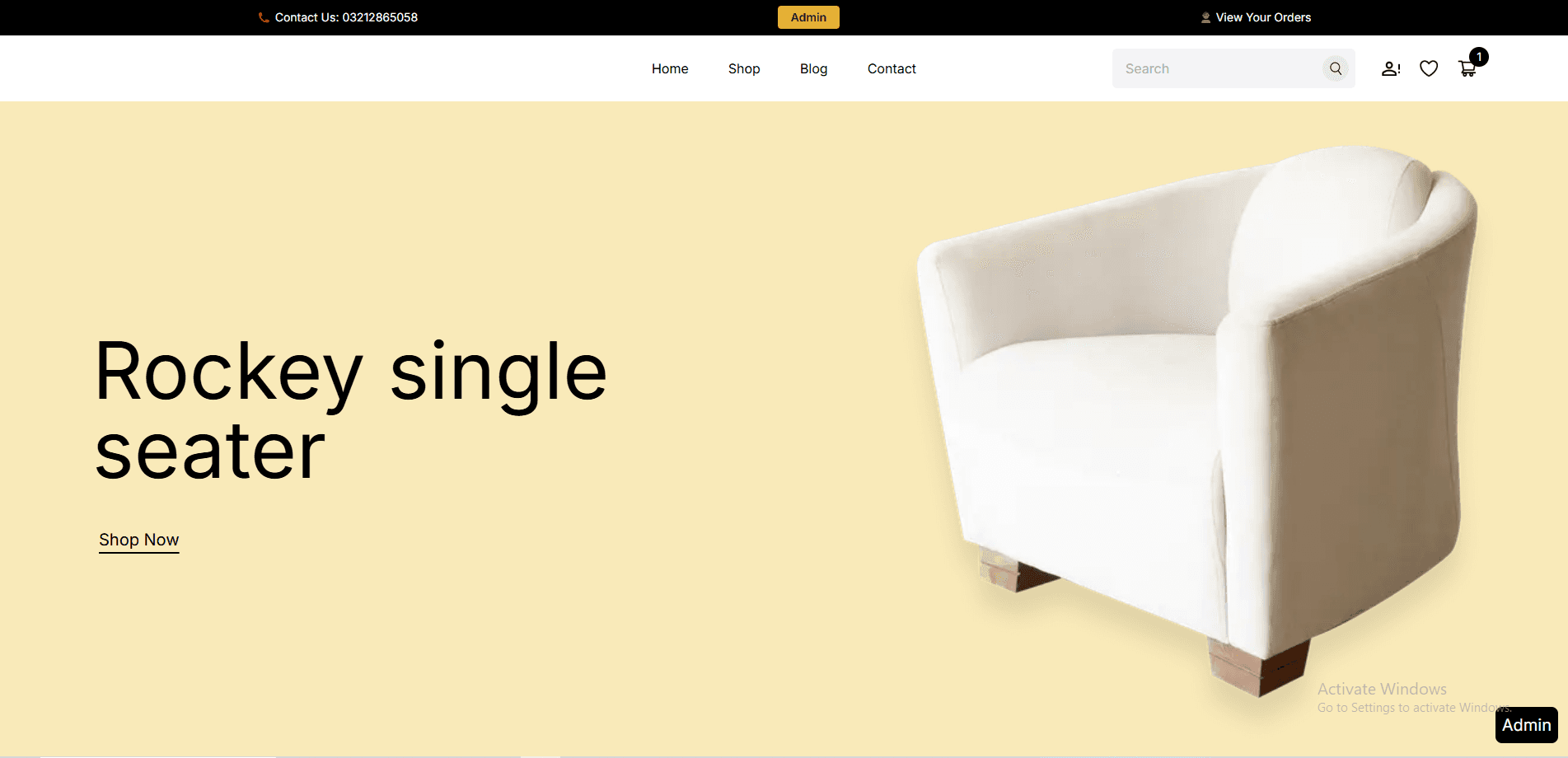 Furniture E-commerce Website