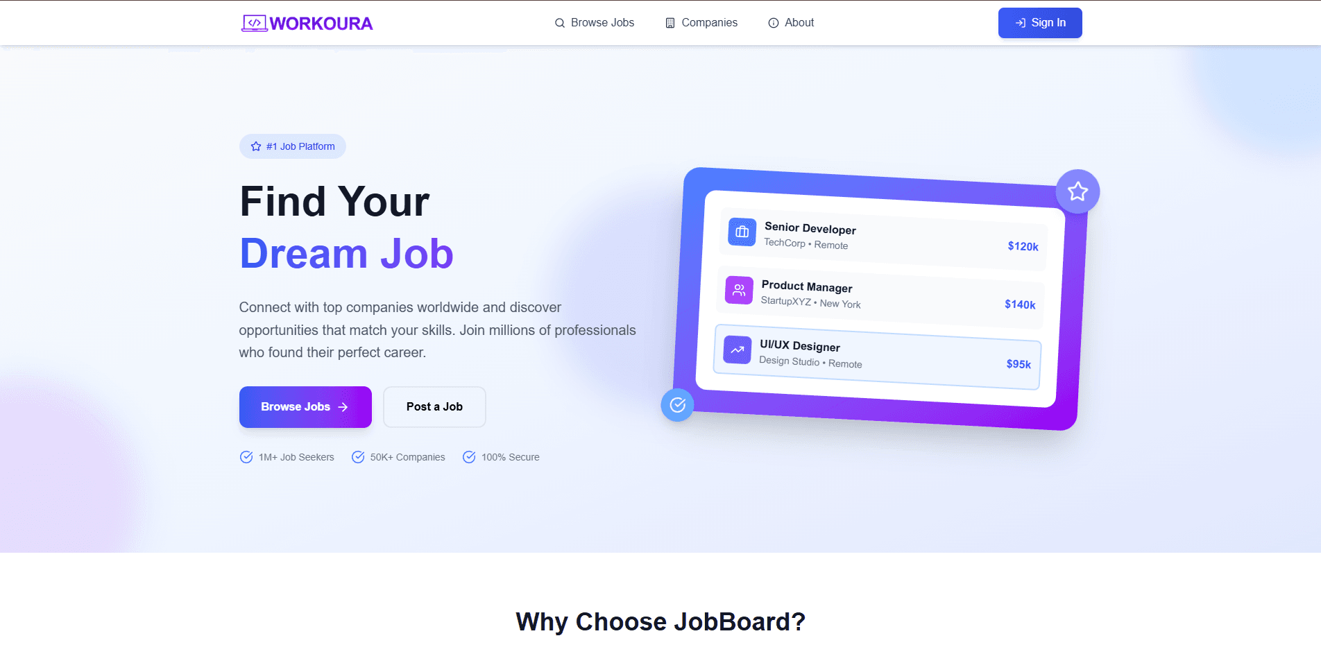 Work Oura - Job Portal